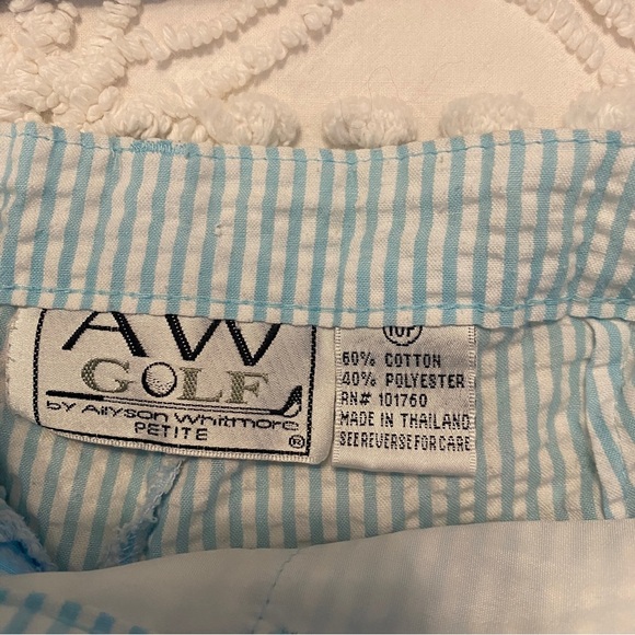 AW golf by Allyson Whitmore sear sucker shorts - Picture 6 of 6